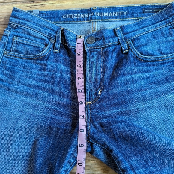 Citizens of Humanity Phoebe Slim Straight Cropped Denim Jeans Size 27 - Picture 13 of 15